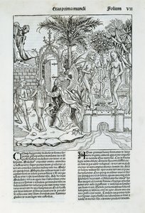 La expulsión del paraíso de Michael Wolgemut